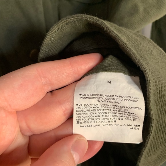 Old Navy Bomber Sweatshirt Jacket - Picture 10 of 11